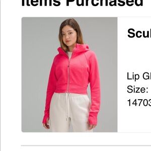 Lululemon Size 4 Scuba - Cropped with Hood